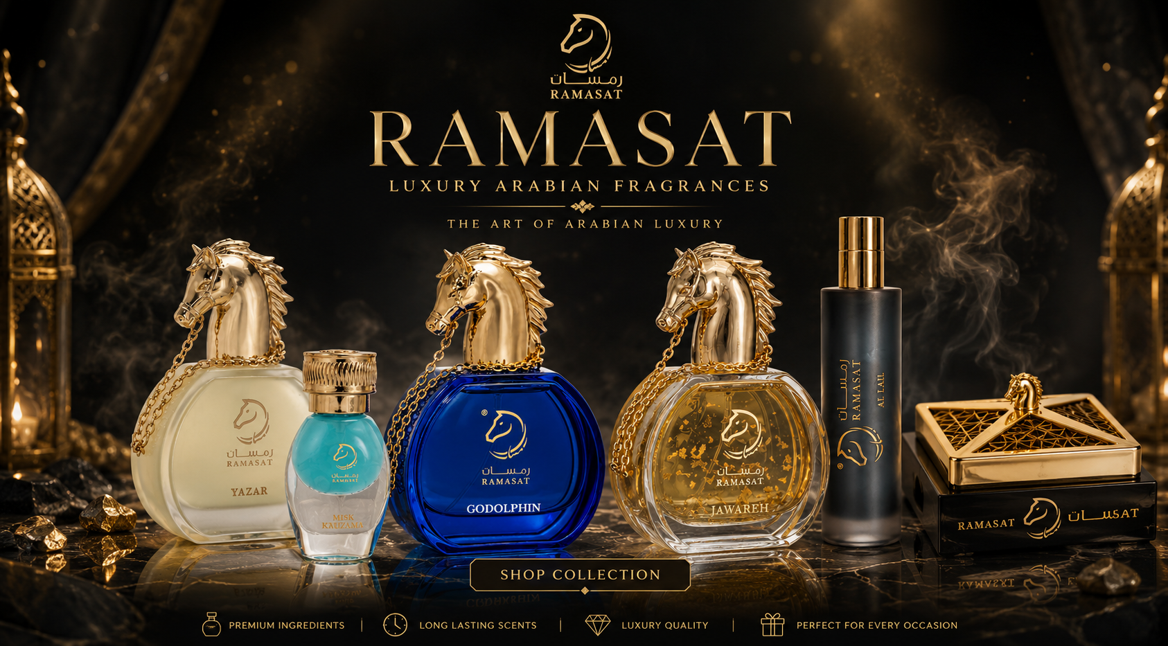 RAMASAT Perfumes | Luxury Arabian Fragrances Collection