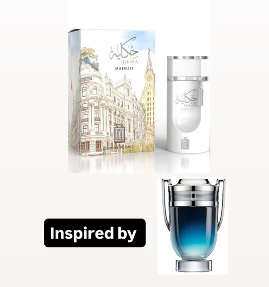 Hikaya Madrid inspired by INVICTUS LEGEND RABANNE FOR
MEN