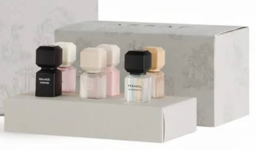 Assaf Set of six mini spray fragrances.