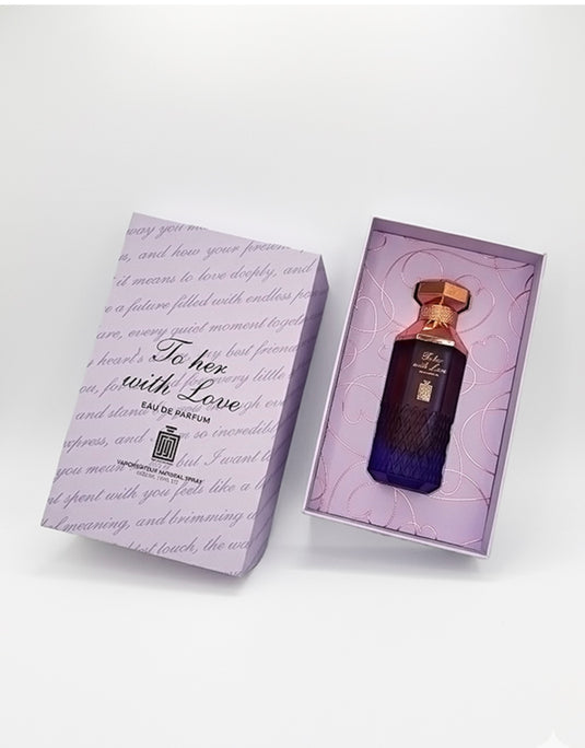 AURA FRAGRANCES TO HER WITH LOVE PERFUME EDP 100ML PERFUME inspired by 81 KAYALI FRAGRANCES FOR WOMEN