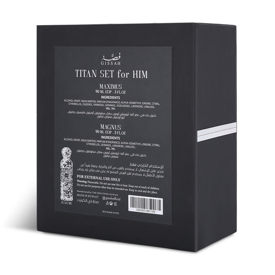 Titan Him Set - 2 x 90ml - Titan Men's Collection new arrivals