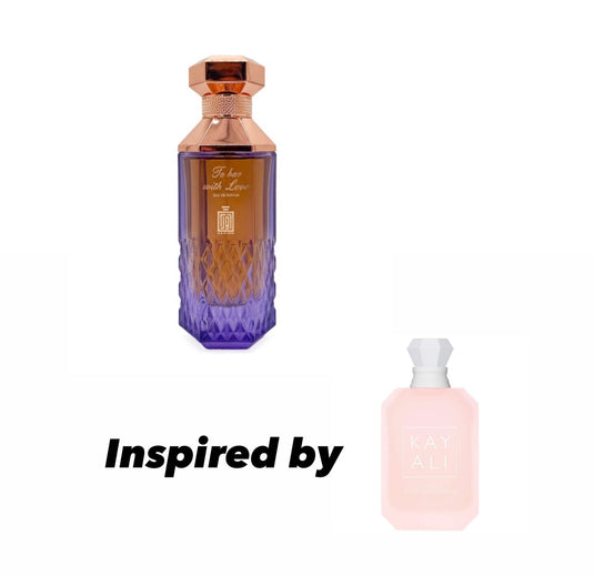 AURA FRAGRANCES TO HER WITH LOVE PERFUME EDP 100ML PERFUME inspired by 81 KAYALI FRAGRANCES FOR WOMEN