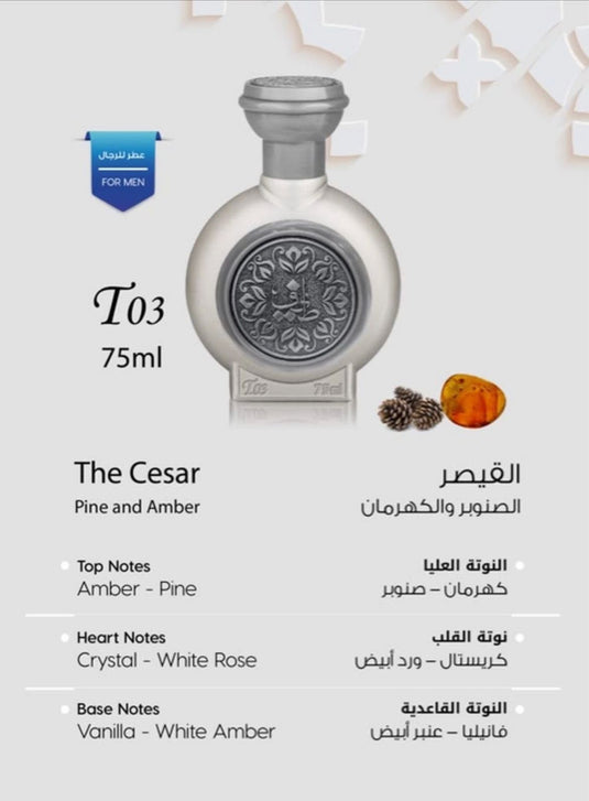 T03 the cesar men's perfume  taif al emarat