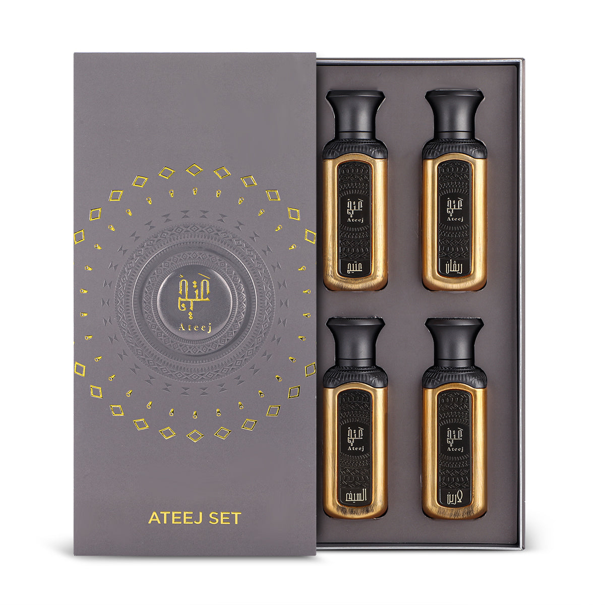 Ateej Mini Set 4x50ml – Luxury Arabian Perfume Collection