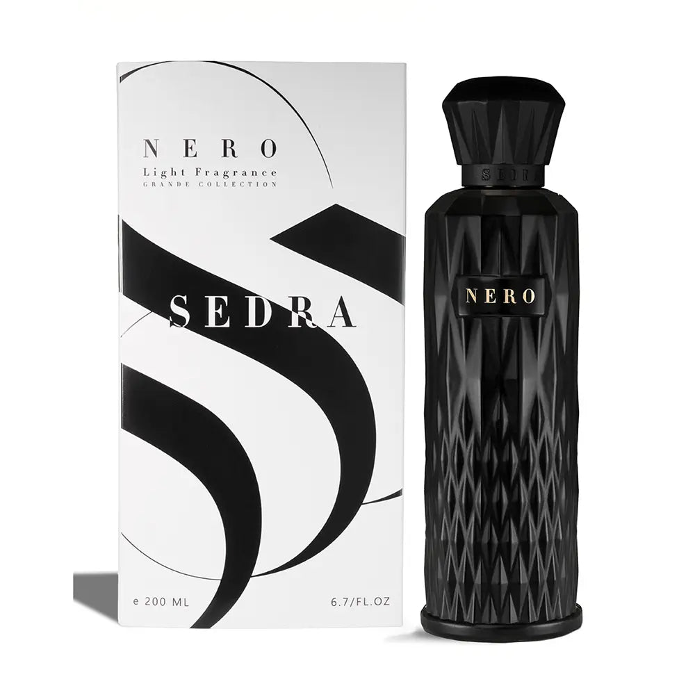 SEDRA Nero Platino Eau de Parfum – 200ml
عطر سيدرا نيرو بلاتينو – 200 مل