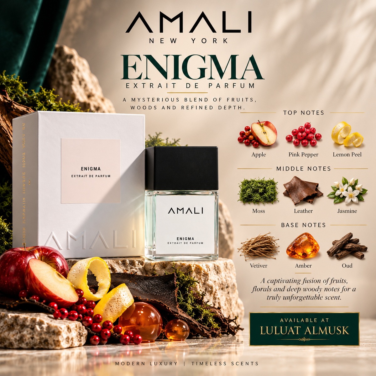 Enigma Extrait de Parfum – AMALI New York 50 ml