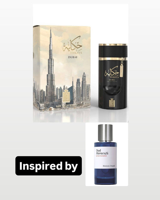 Hikaya Dubai inspired by OUD MARACUJÁ MAISON CRIVELLI
FOR WOMEN AND MEN