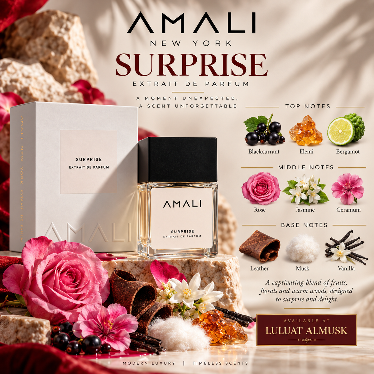 Surprise Extrait de Parfum – AMALI New York 50 ml