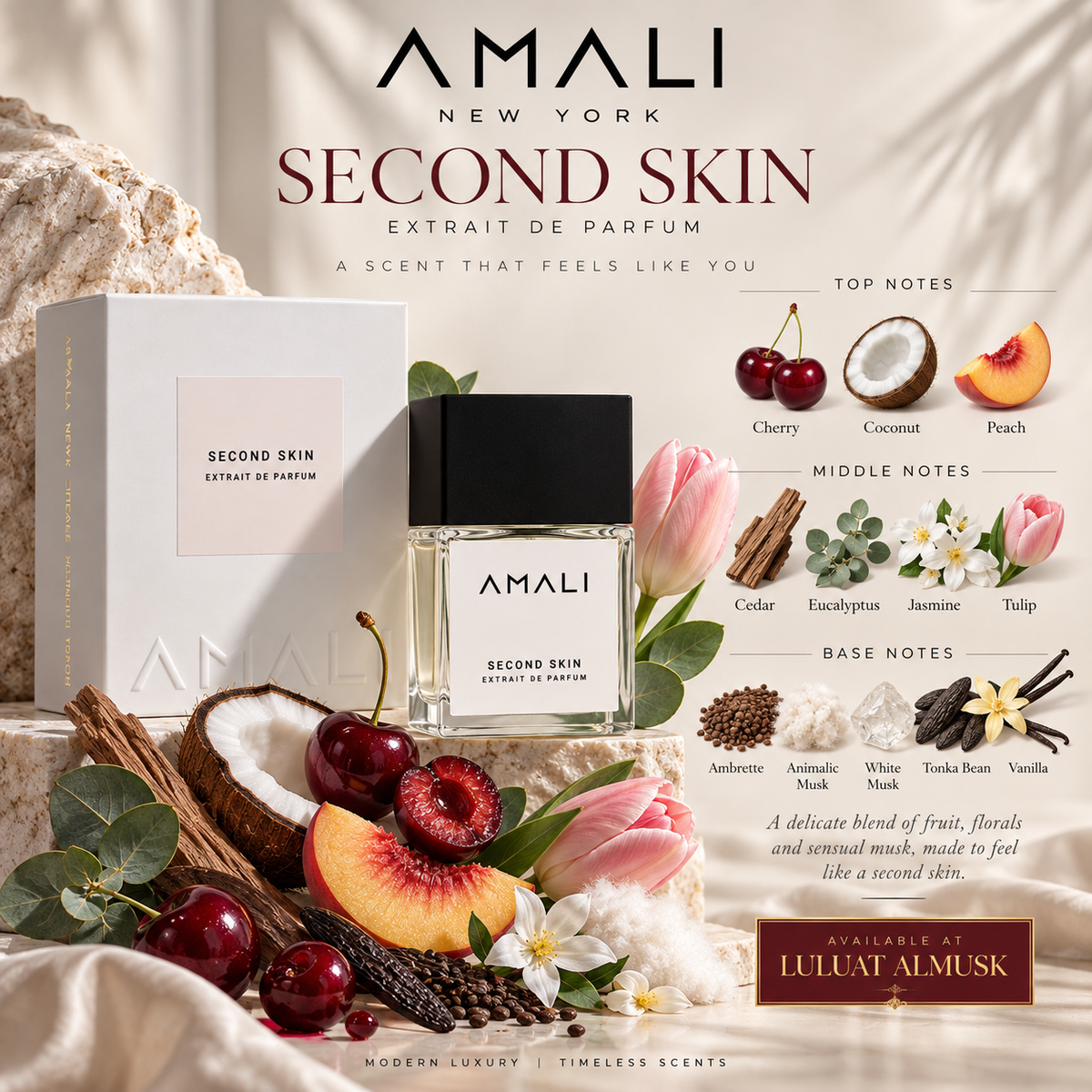 Second Skin Extrait de Parfum – AMALI New York 50 ml