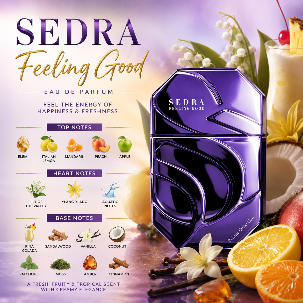 SEDRA Feeling Good Eau de Parfum – 90ml