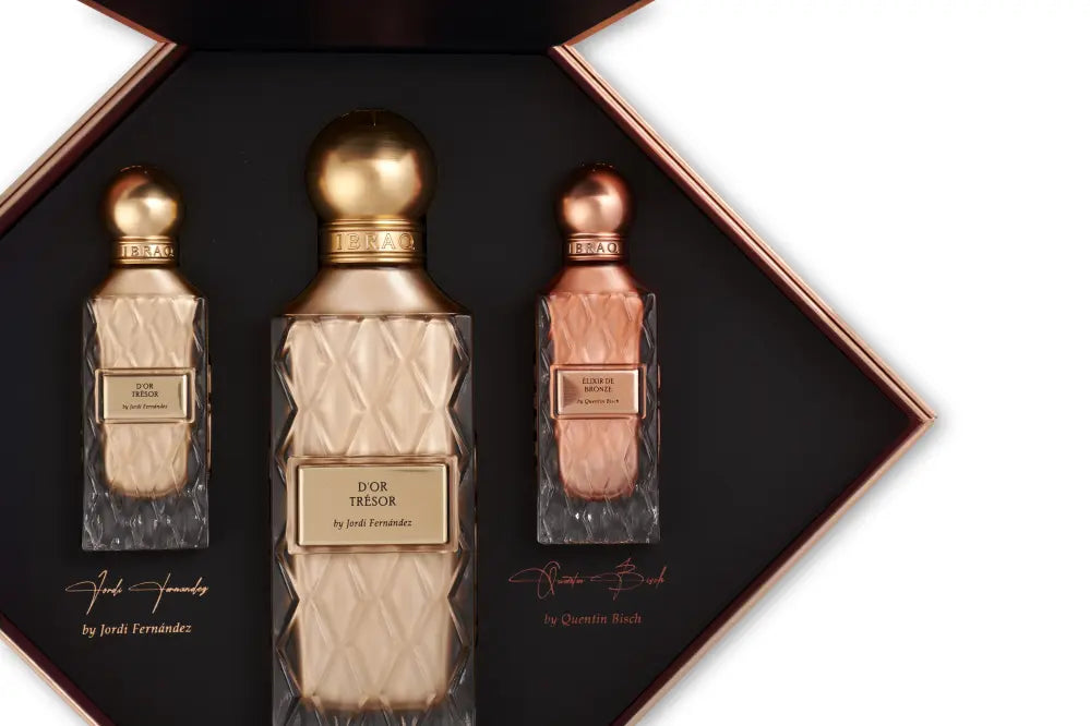 IBRAQ Twilight Secrets D’or Tresor by Jordi Fernández – Unisex Perfume Set 85ml + 2x10ml