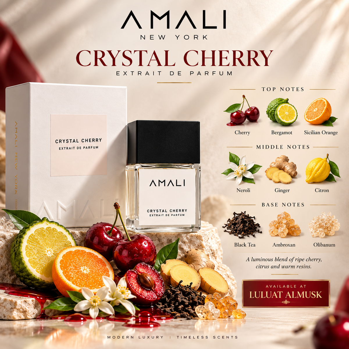 Crystal Cherry Extrait de Parfum – AMALI New York