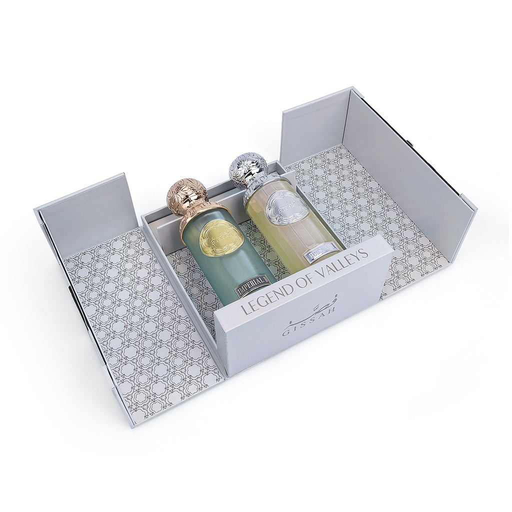 English

Gissah Legend of Valleys Set – Luxury Unisex Perfume Collection 2 x 90ml