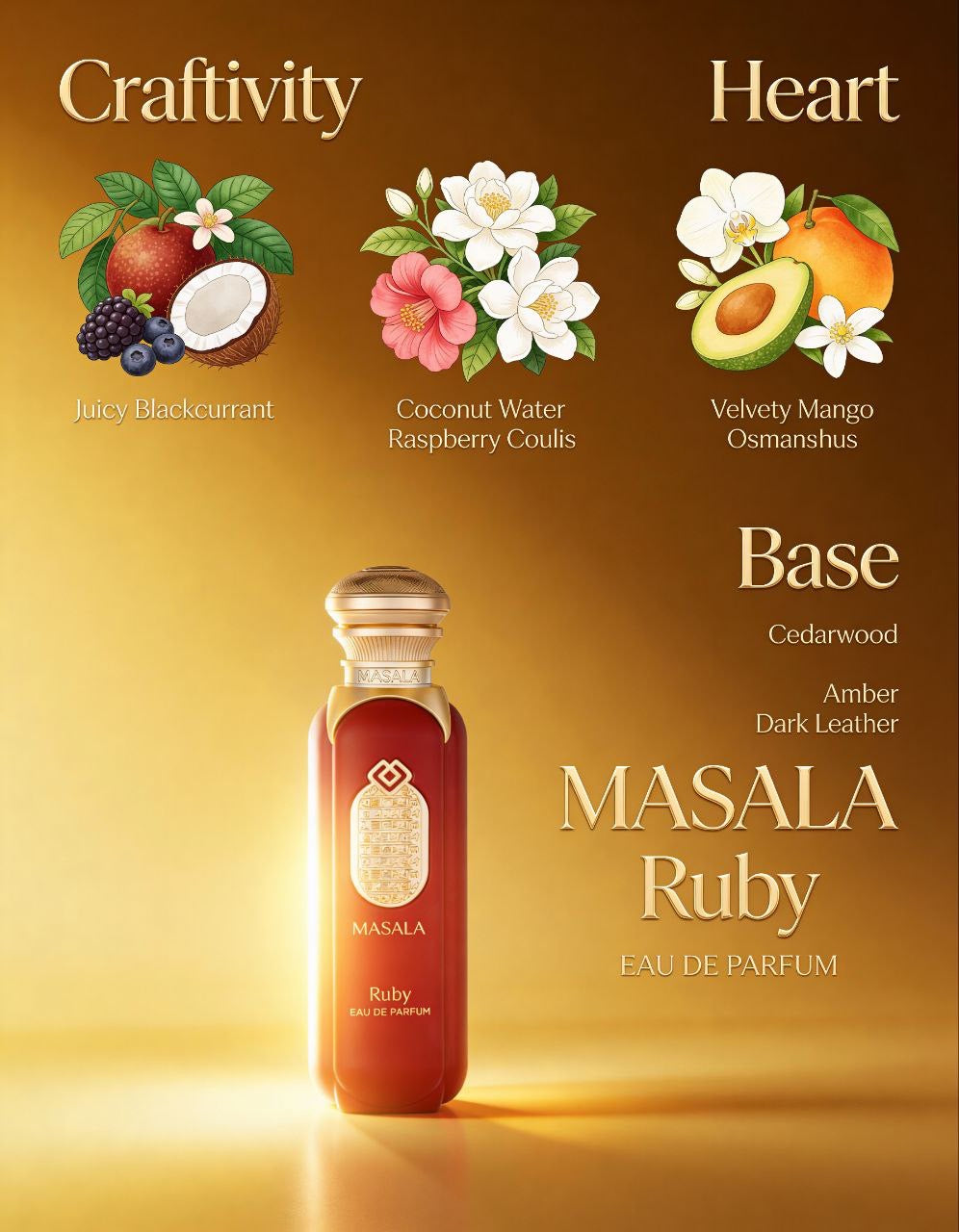 Ruby Eau De Parfum – 200ML
روبي – أو دو بارفان 200 مل
