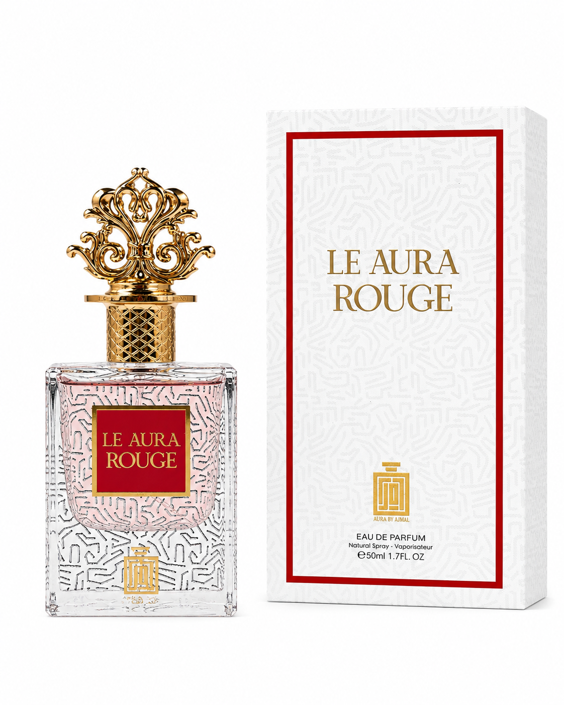 AURA LE AURA ROUGE – 100ML EDP
Inspired by Maison Francis Kurkdjian Baccarat Rouge 540