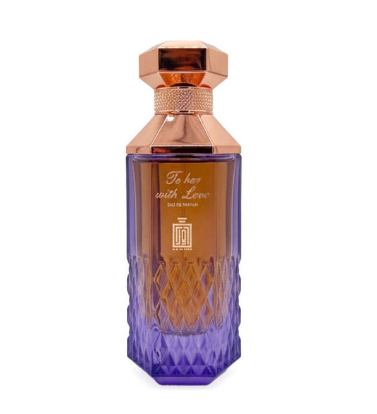 AURA FRAGRANCES TO HER WITH LOVE PERFUME EDP 100ML PERFUME inspired by  81 KAYALI FRAGRANCES FOR WOMEN