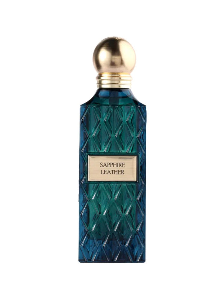 Sapphire Leather by IBRAQ (Formerly Ibrahim AlQurashi) | Luxury Leather Perfume 150ml | Luluat Al Musk