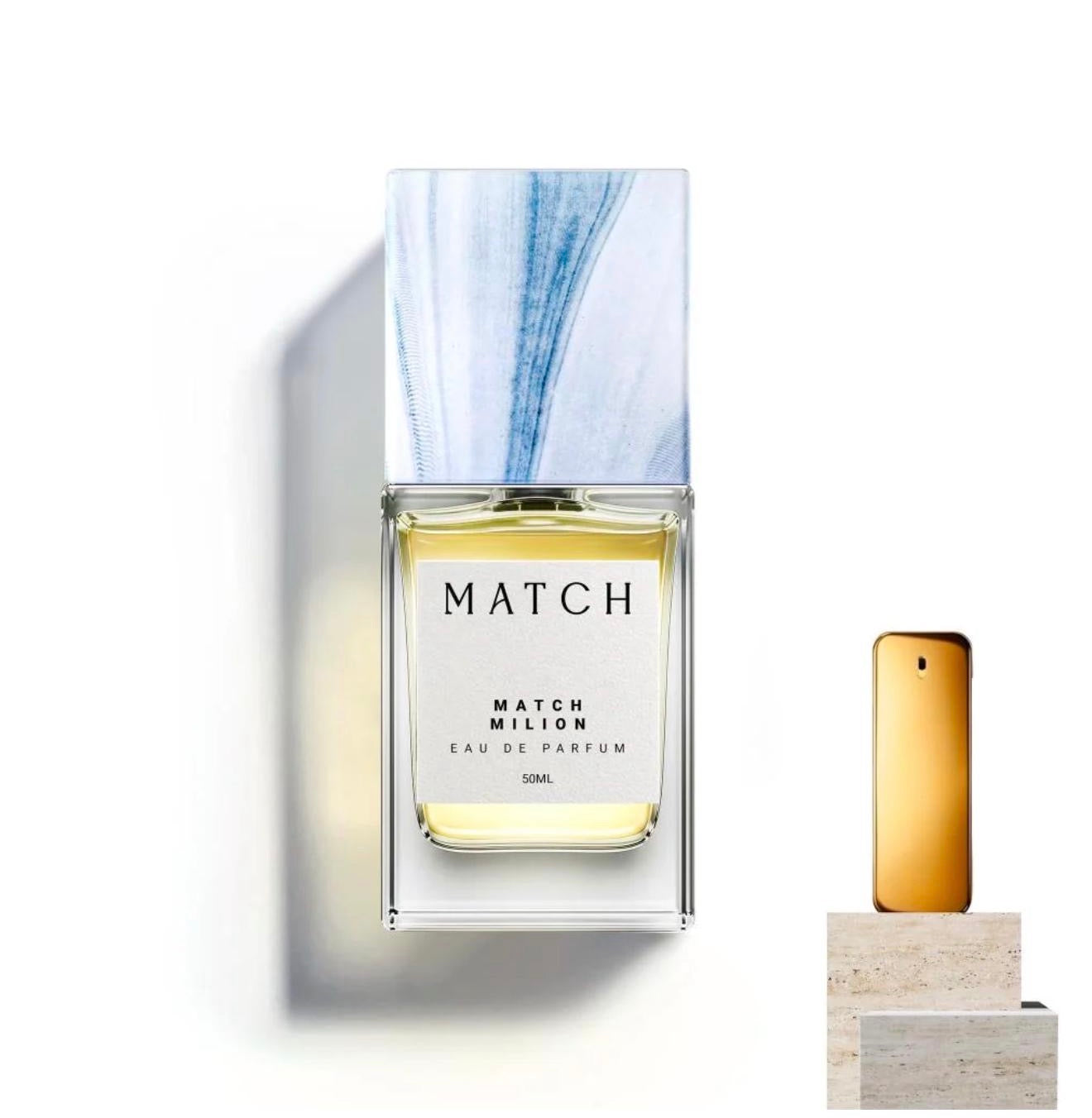 Match Milion.                                Inspired By

Rabanne 1 Million Eau de Toilette with Leather