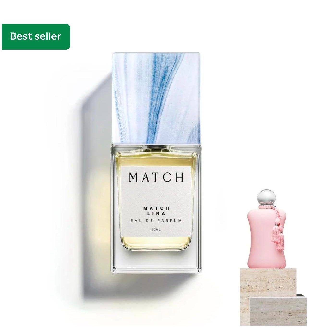Match Lina
Romantic. Elegant. Gracefully feminine. Inspired By

Parfums de Marly Delina