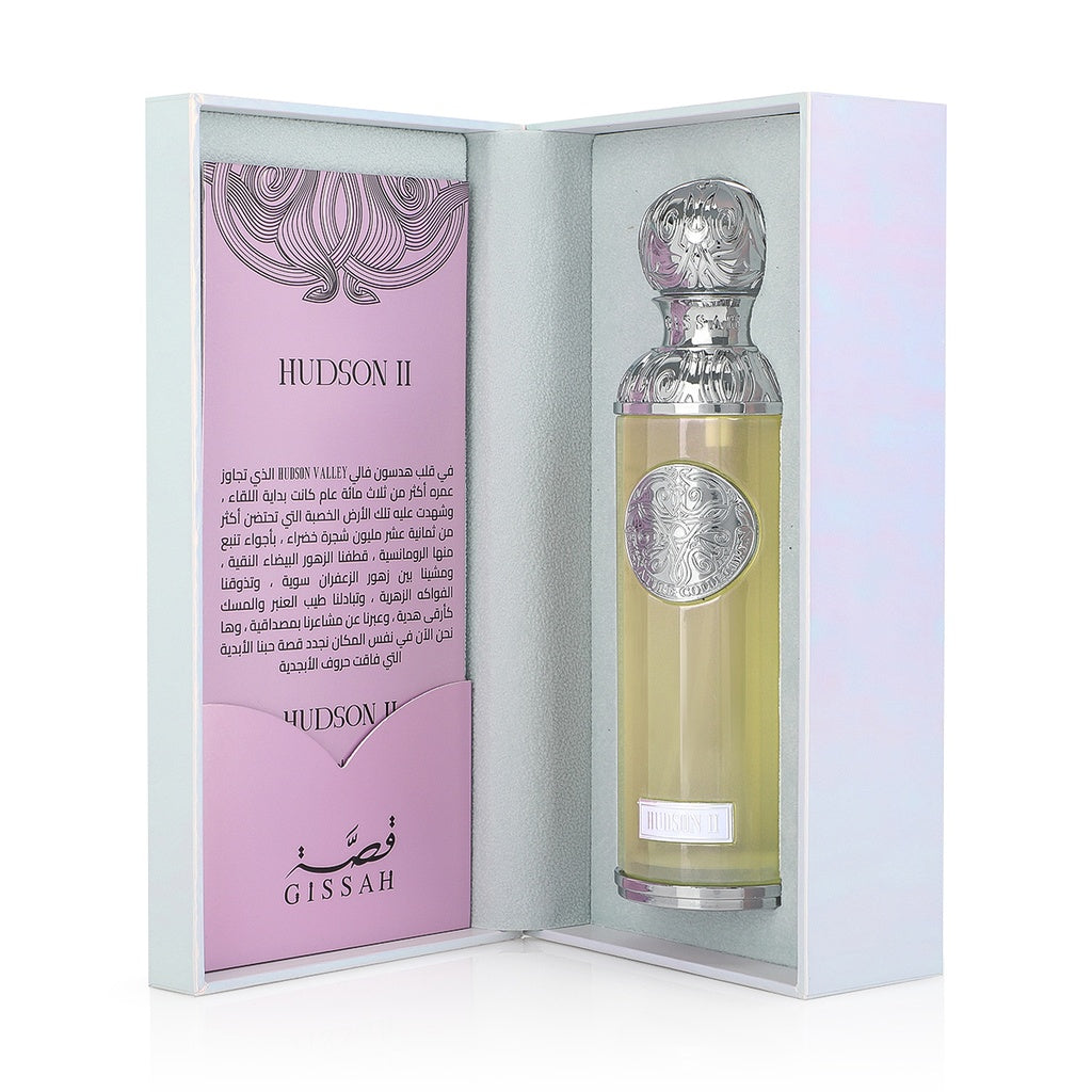 HUDSON II by Gissah – 200ML | Elegant Ambery Floral Fruity Fragrance