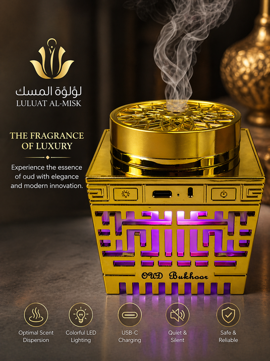 Burner Oud Bakhoor – Luxury LED Edition