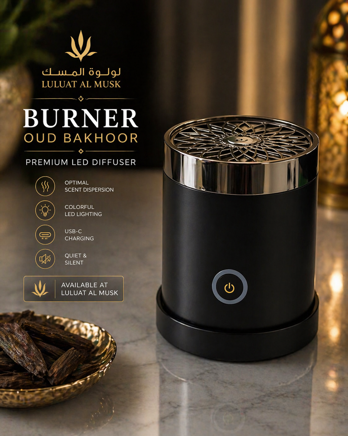 Burner LED Bakhoor