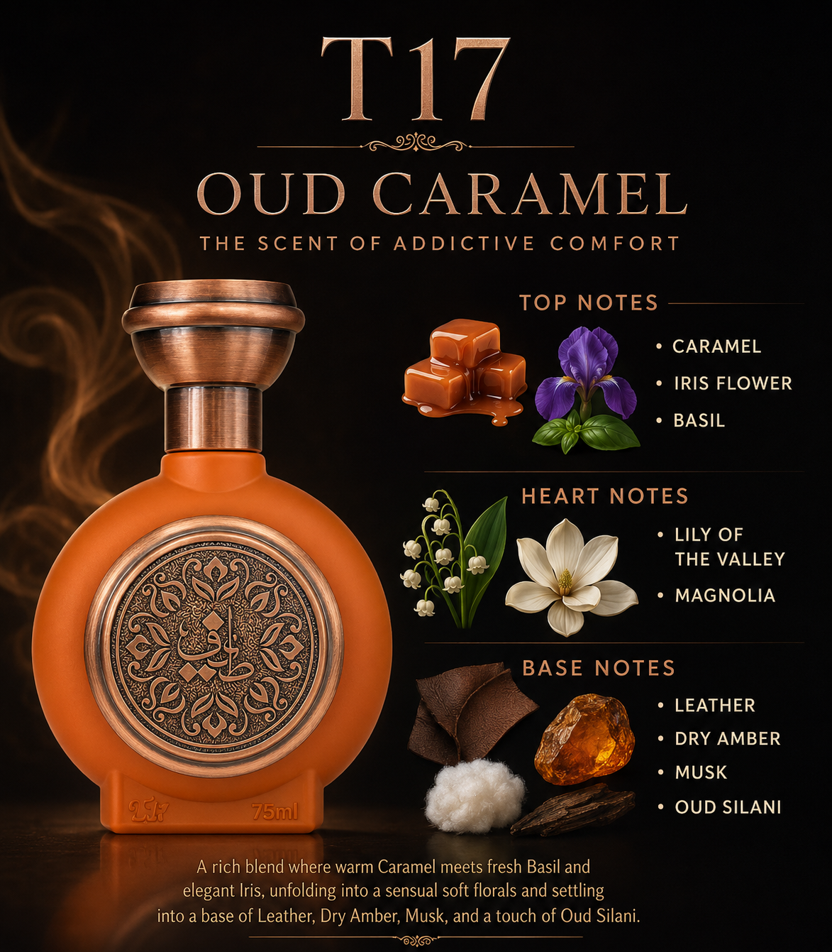 Taif Al Emarat Oud Caramel (Spectrum 17 ) – 75ml