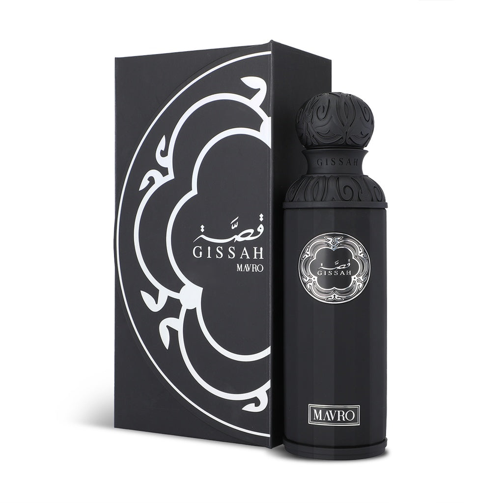 Gissah Mavro 200ml – Bold Woody Citrus Spicy Fragrance for Men