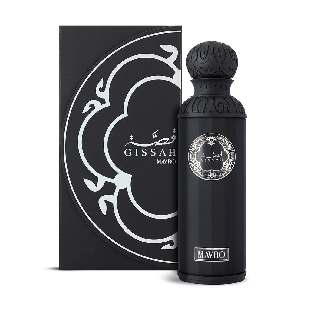 Gissah Mavro 200ml – Bold Woody Citrus Spicy Fragrance for Men