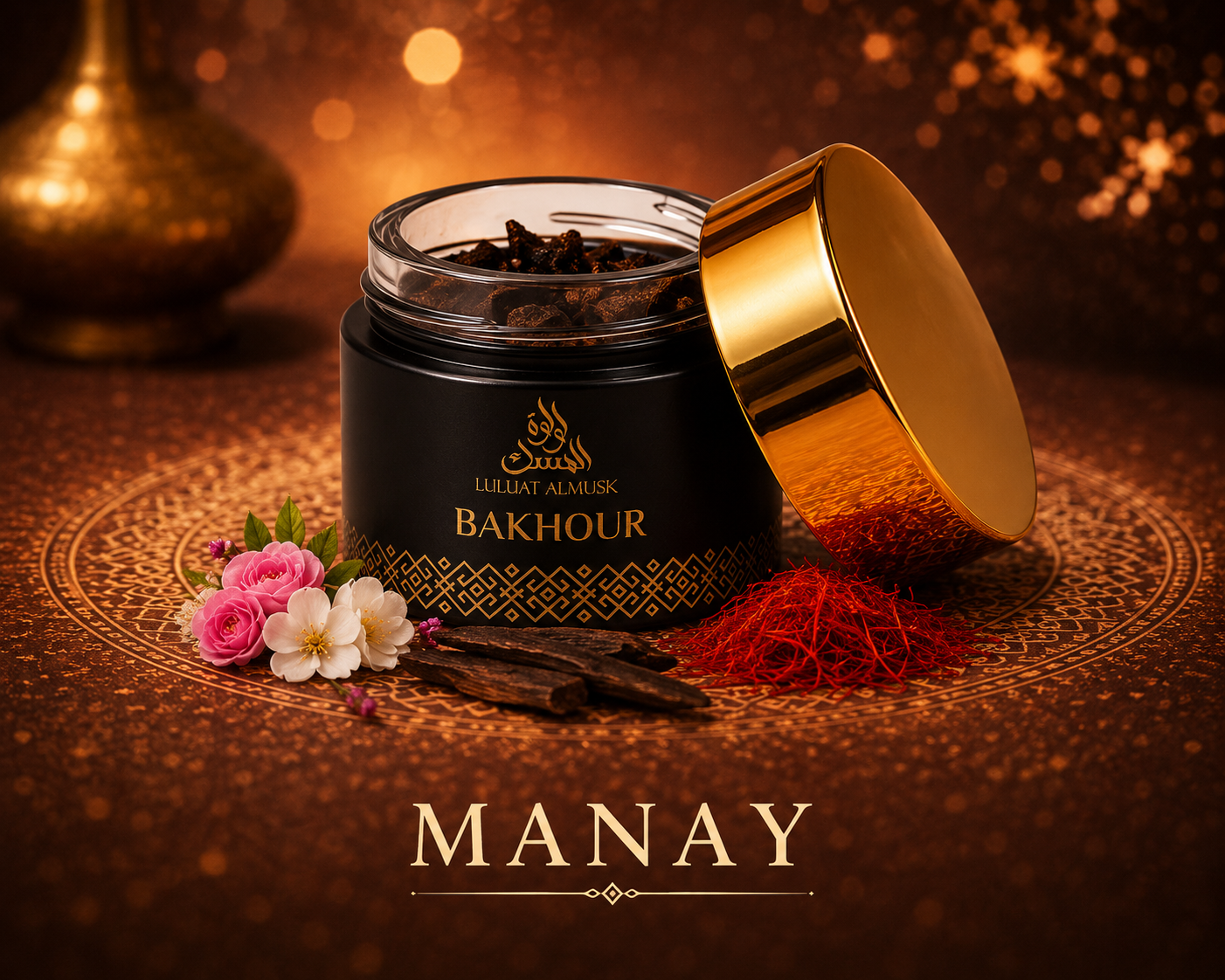 Luluat Almusk Manay Bukhoor – 35g new