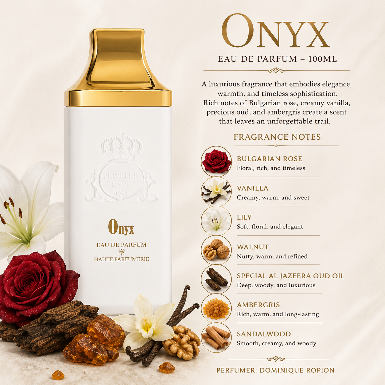 ONYX by Al Jazeera Perfumes – Eau de Parfum 100ml