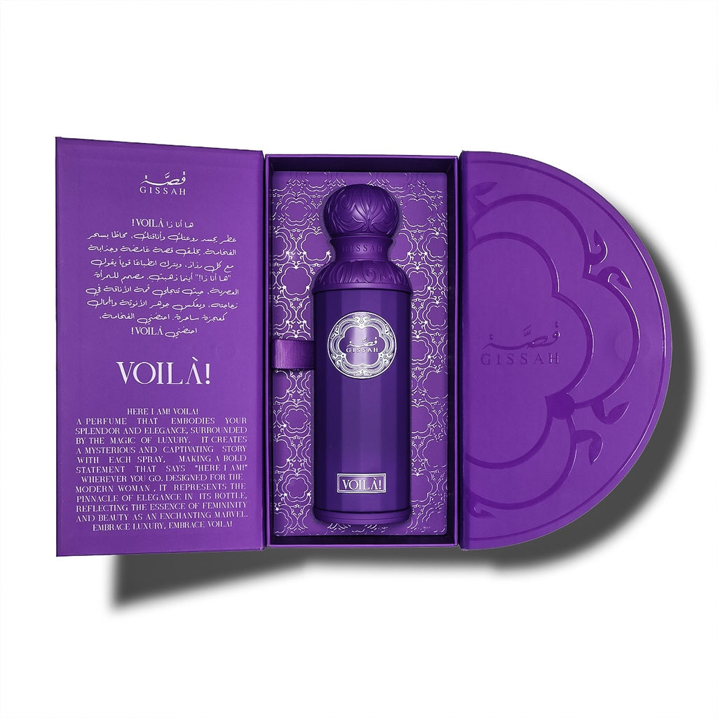 Gissah Voila 200ml – Elegant Floral Ambery Musky Perfume for Women