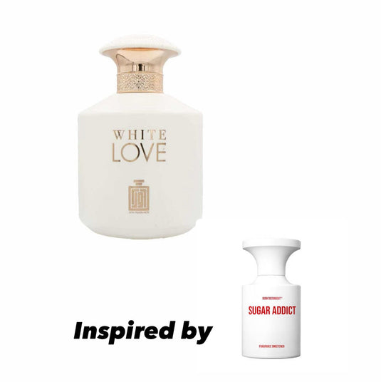 White Love 100ml AURA                inspired by                                        Sugar Addict BORNTOSTANDOUT