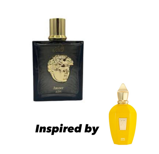 AMEER ASH 100ML AURA            inspired by                                         Erba Gold Xerjoff