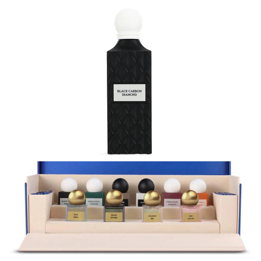 Ibrahim AlQurashi Black Carbon Diamond Bundle - 200ml + 10X10ml