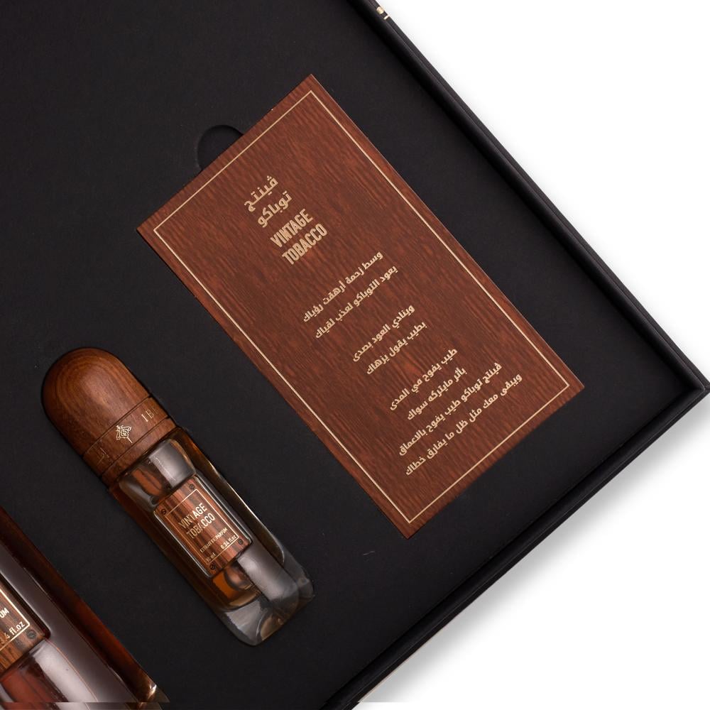 VINTAGE TOBACCO + GIFT (PERFUME HOLDER)