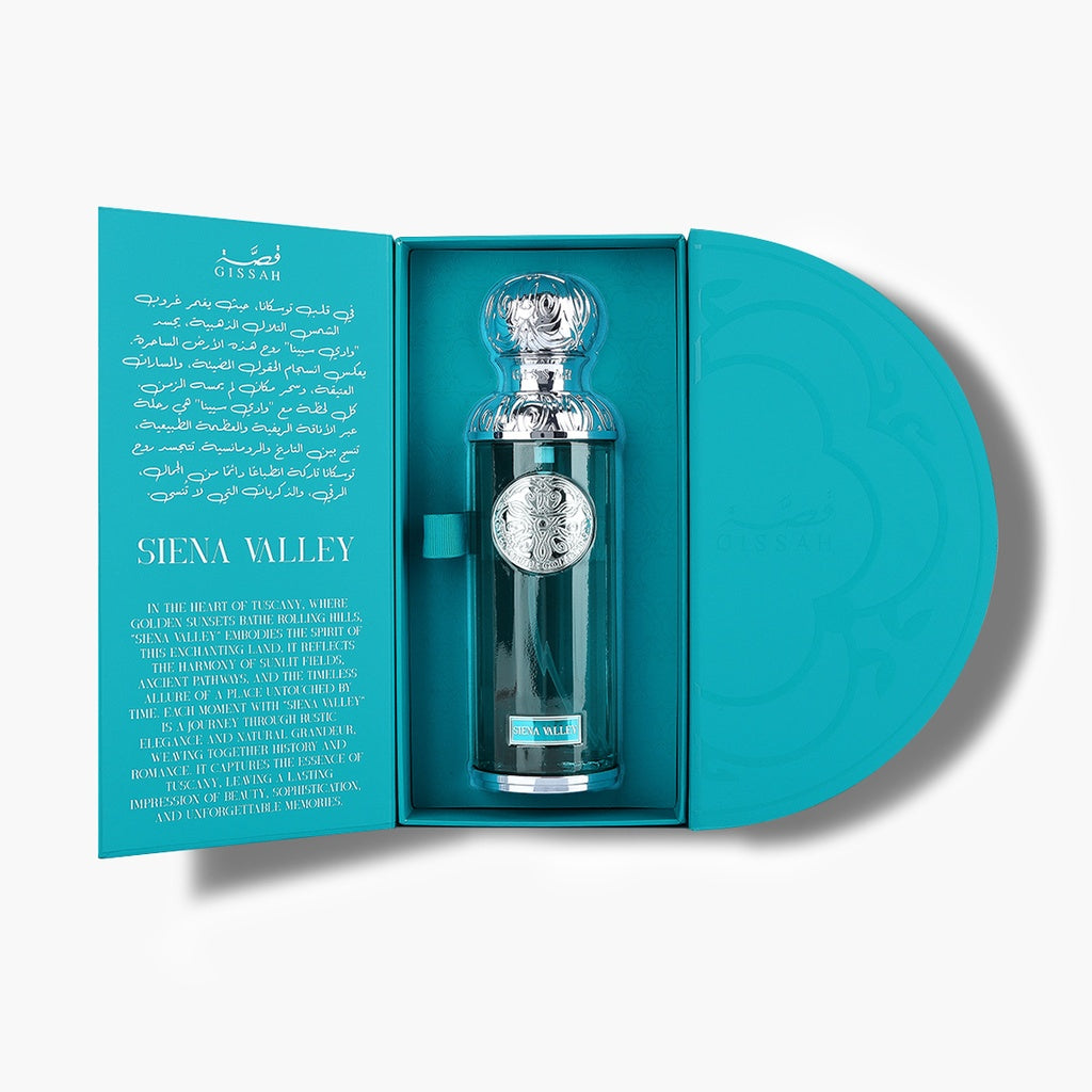 Gissah Siena Valley – Elegant Floral Woody Gourmand Fragrance