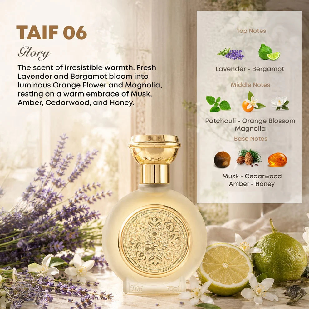 TAIF 06  New Formula by Taif Al Emarat 75ml – New Formula Warm Floral Amber Fragrance