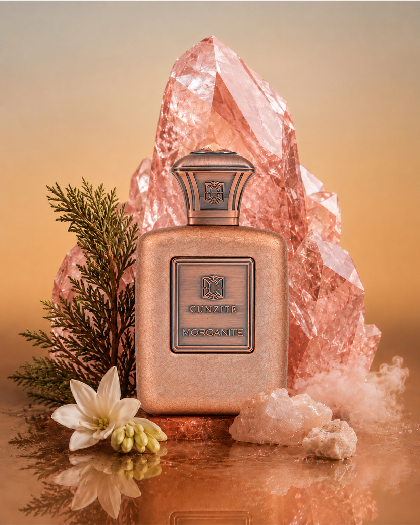CUNZITE Morganite – A Fresh Woody Floral Musk Fragrance