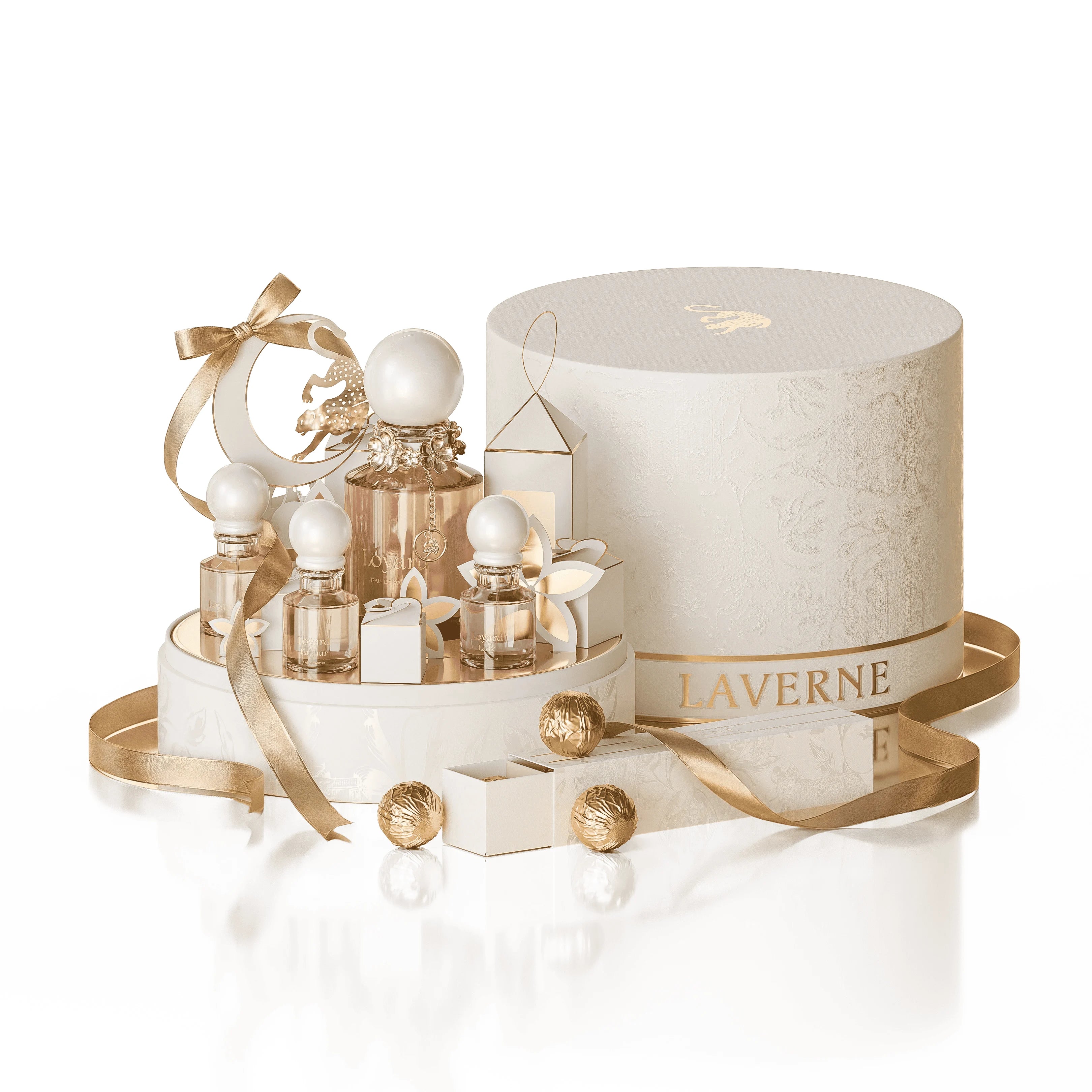 LAVERN Loyard Collection Set 125ml – Luxury Floral Oriental Perfume & Bakhour Set