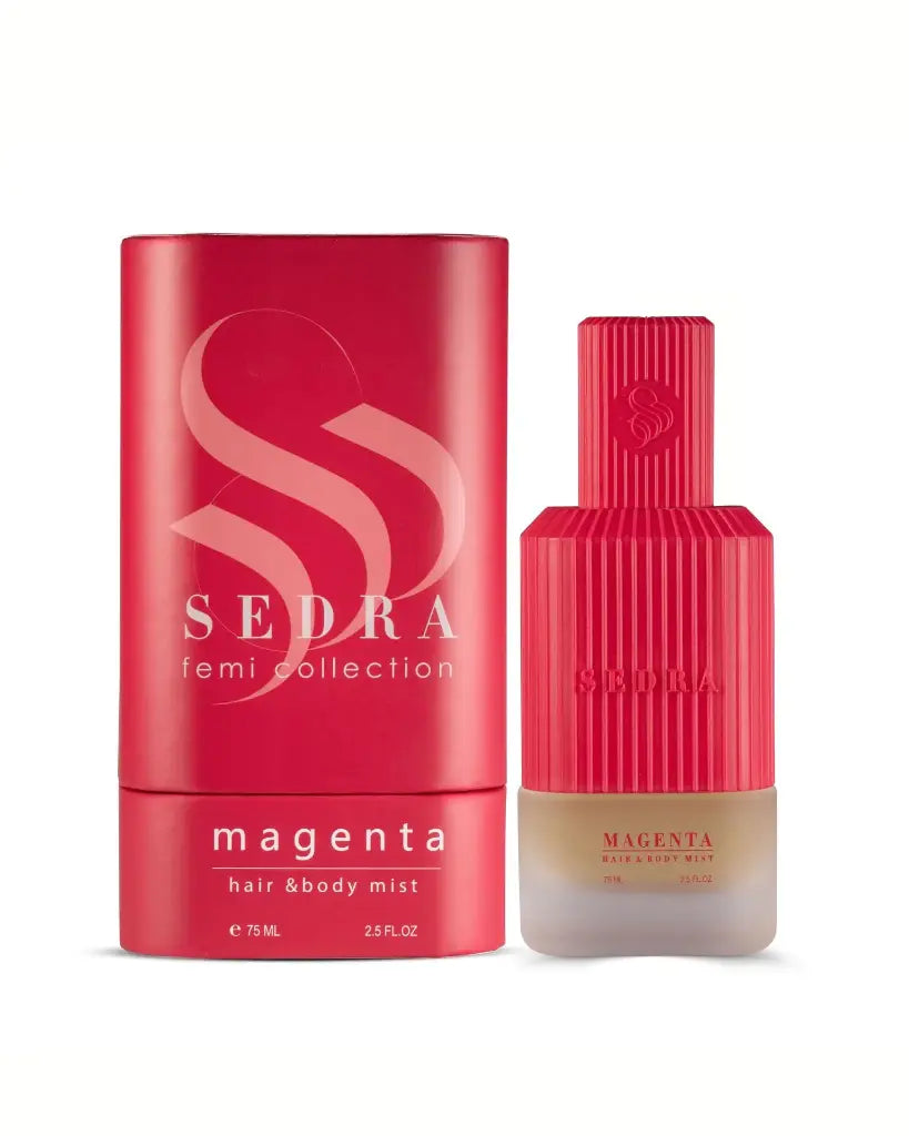 Magenta Hair & Body Mist – 75ml
ماجينتا هير آند بودي ميست – 75 مل