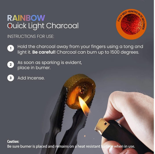 quick light charcoal bakhoor 100 pcs