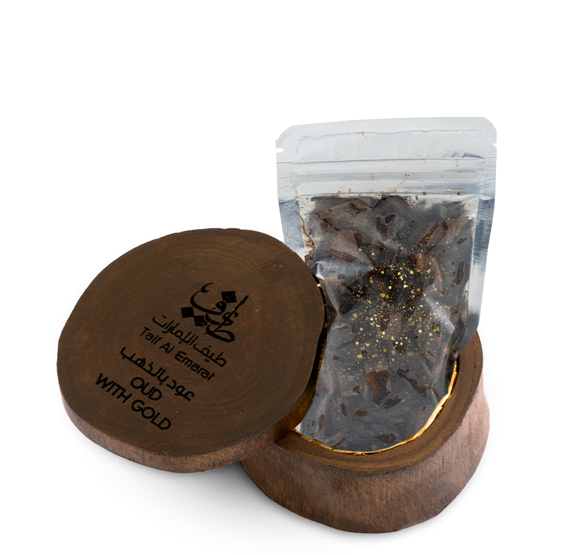 Oud With Gold (12G) – Premium Fragrant Oud | Taif Al Emarat
عود بالذهب (12 غرام) – بخور فاخر | طيف الإمارات