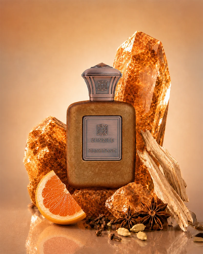 CUNZITE Sunstone 75ml – A Warm Spicy Woody Amber Fragranc